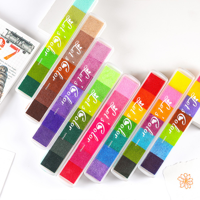 Almofada de Tinta Colorida Fof - Art Craft Activities avaliação e preço