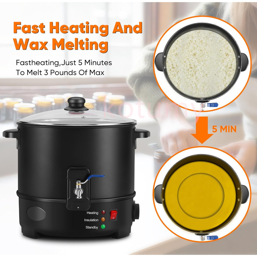 Ue eua plug elétrica derreter  - Candle Making Wax avaliação e preço