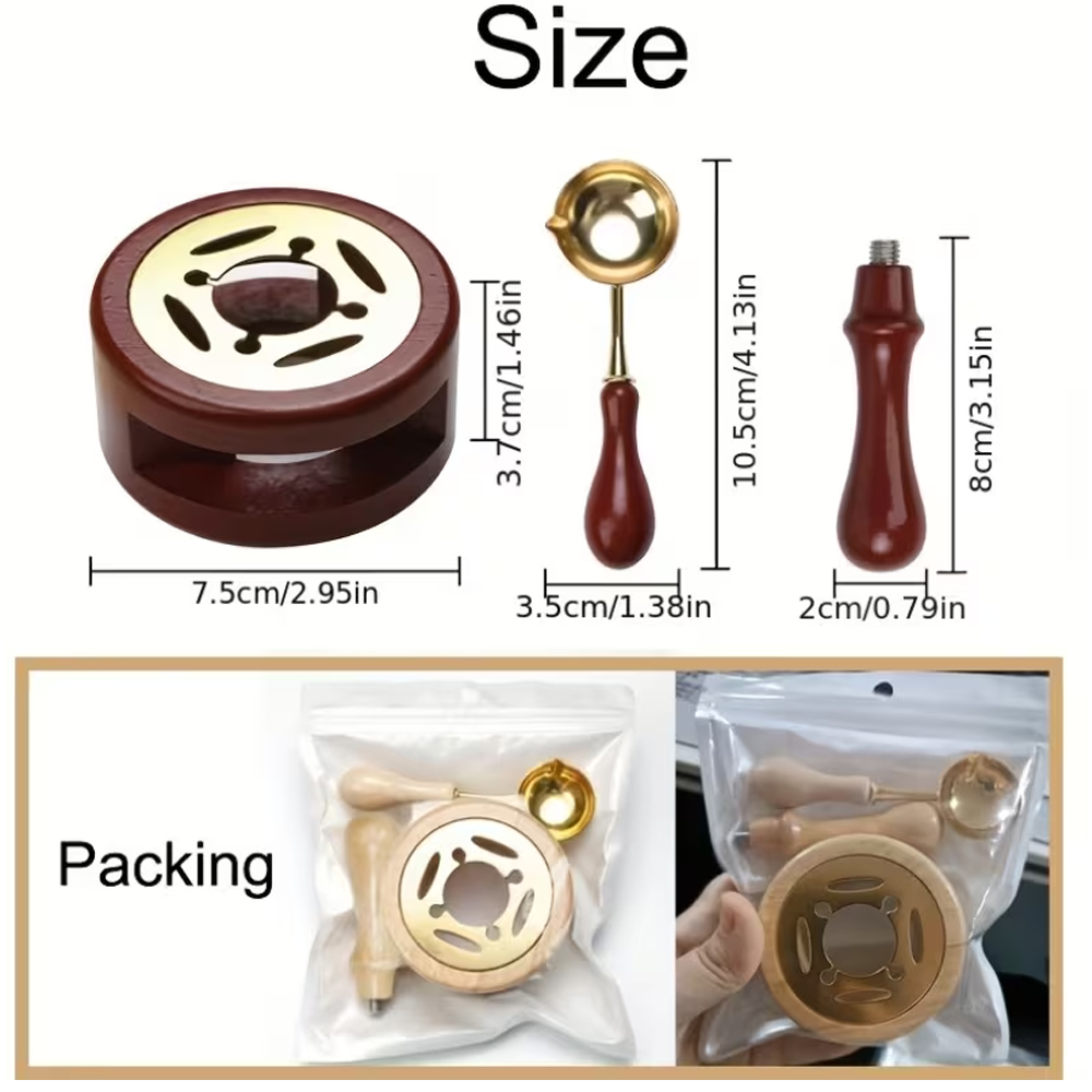 Conjunto de Selos de Cera 2/3  - Batik Wax Kit avaliação e preço