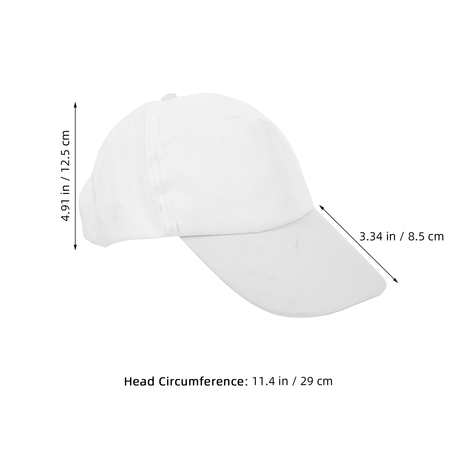Conjunto de 1 Boné Branco Liso - Art Craft Activities avaliação e preço