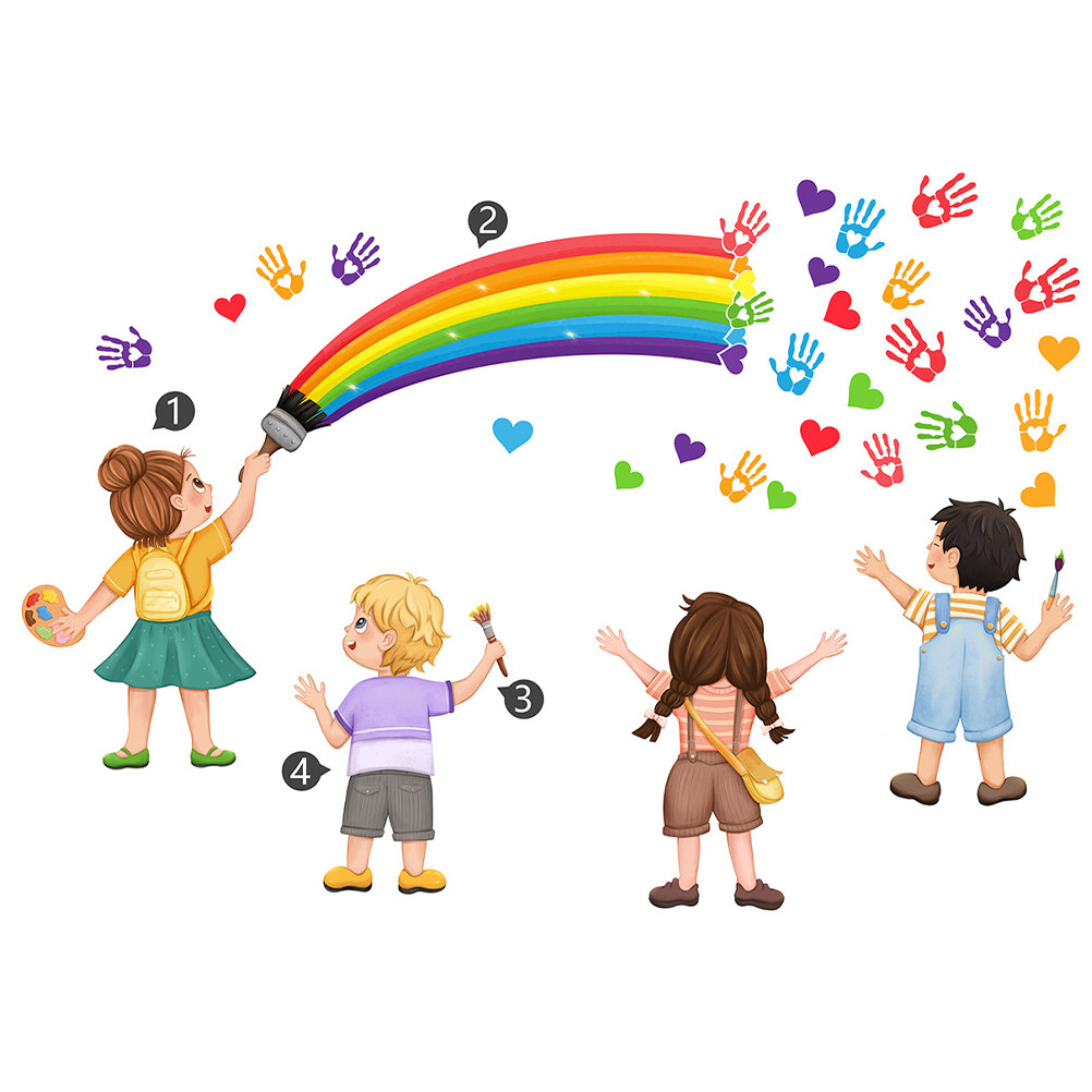 Adesivo de Parede Arco-Íris DI - Art And Craft For Nursery avaliação e preço