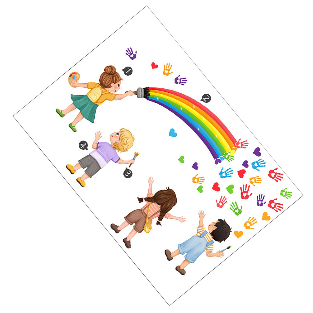 Adesivo de Parede Arco-Íris DI - Art And Craft For Nursery avaliação e preço
