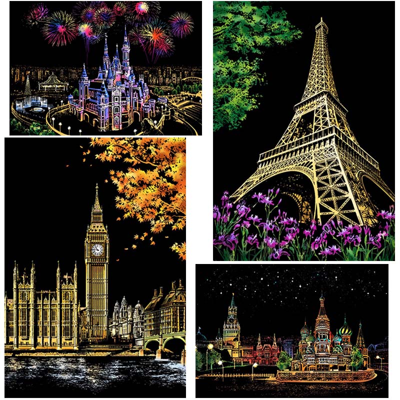 Novo criativo magia scratch ar - Art Craft For 3 Year Old avaliação e preço