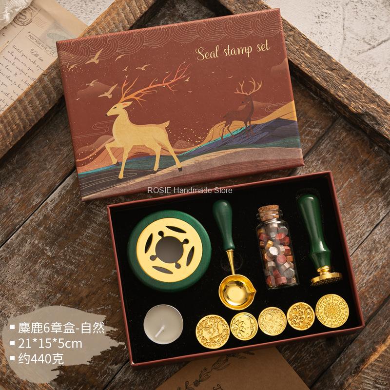 Lacado cera selo Stamp Set, se - Batik Wax Kit avaliação e preço