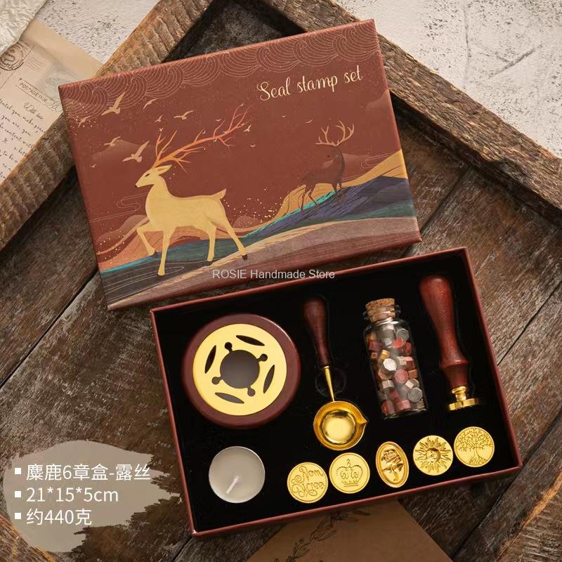 Lacado cera selo Stamp Set, se - Batik Wax Kit avaliação e preço