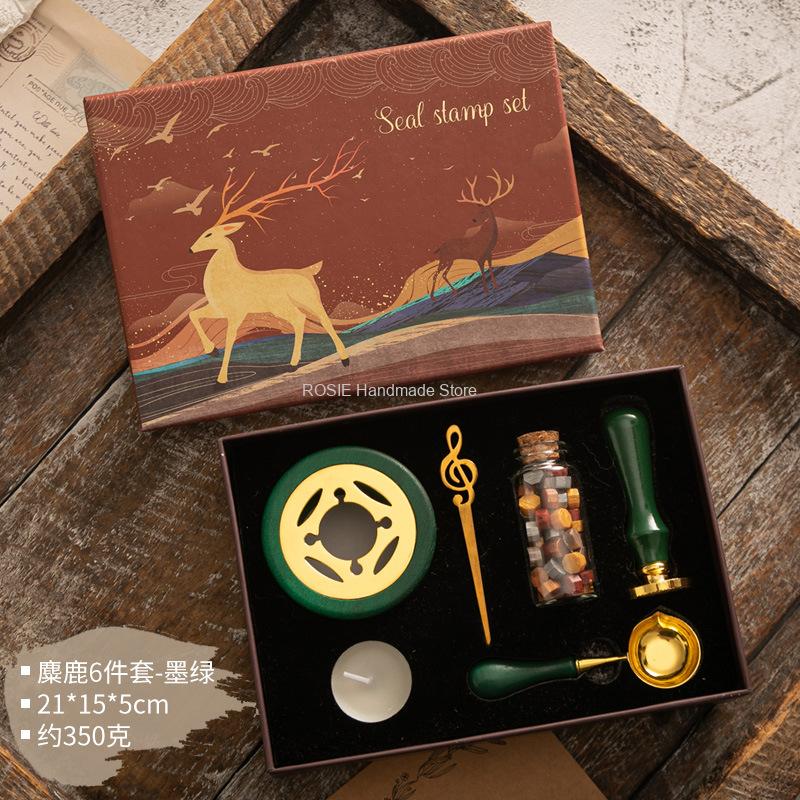 Lacado cera selo Stamp Set, se - Batik Wax Kit avaliação e preço