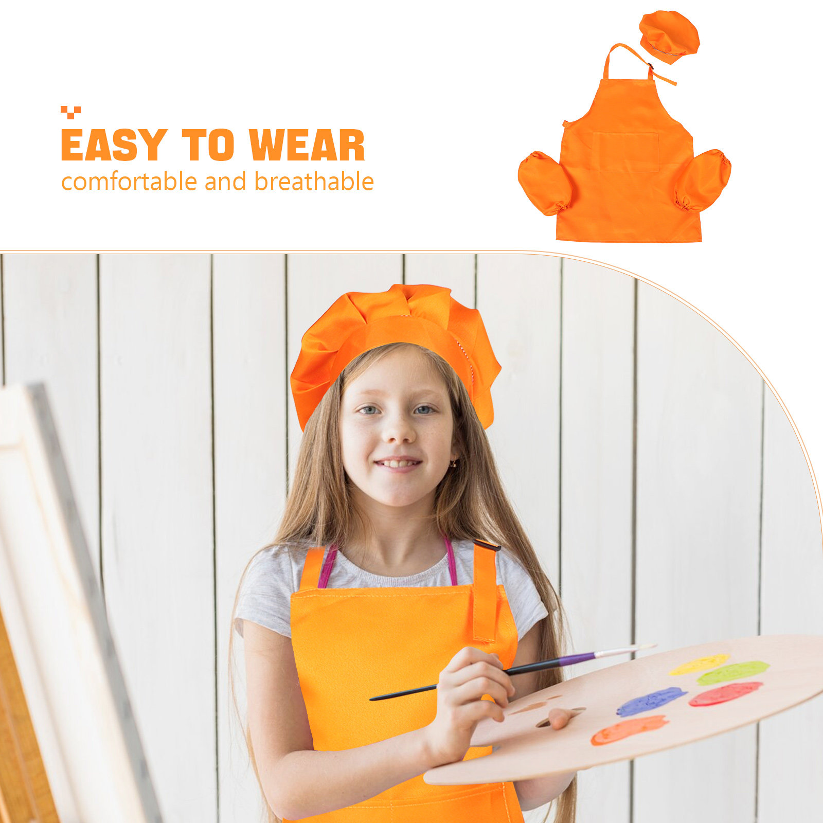 Conjunto de Avental Infantil c - Art Craft Hat avaliação e preço