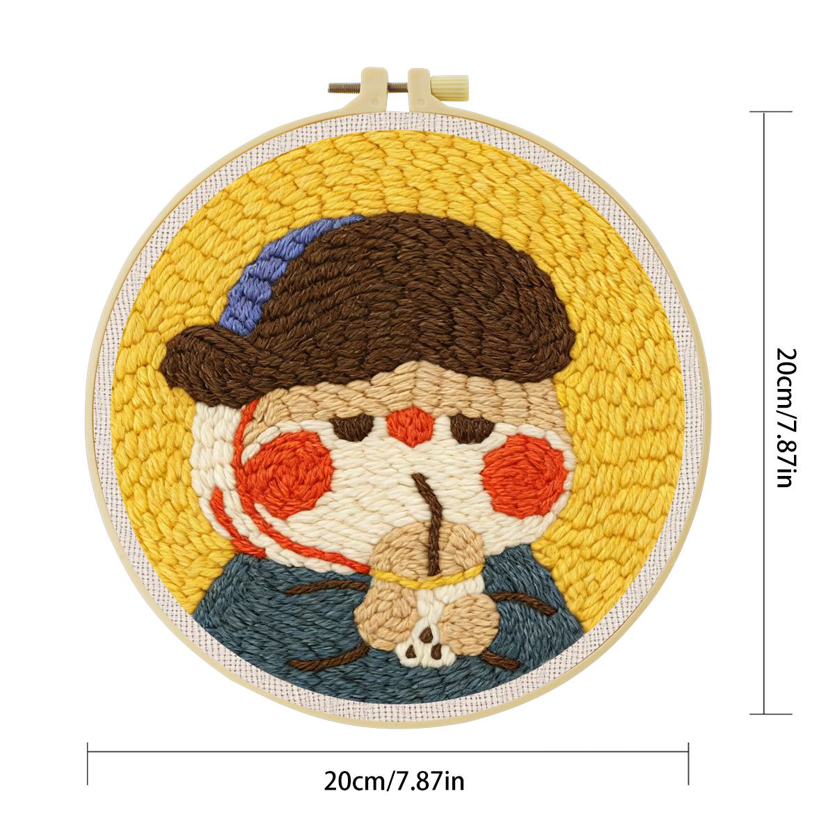 Kit de bordado com agulha mági - Punch Needle Kit avaliação e preço