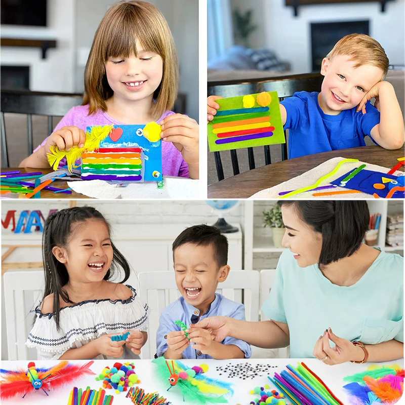 1000 pçs crianças artesanato a - Art Craft Kindergarten avaliação e preço