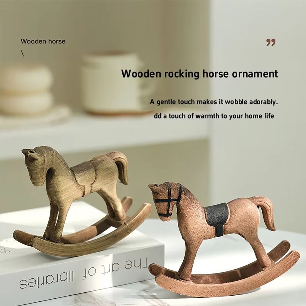 Cavalo de Madeira Nórdico Retr - Art Craft Horse avaliação e preço