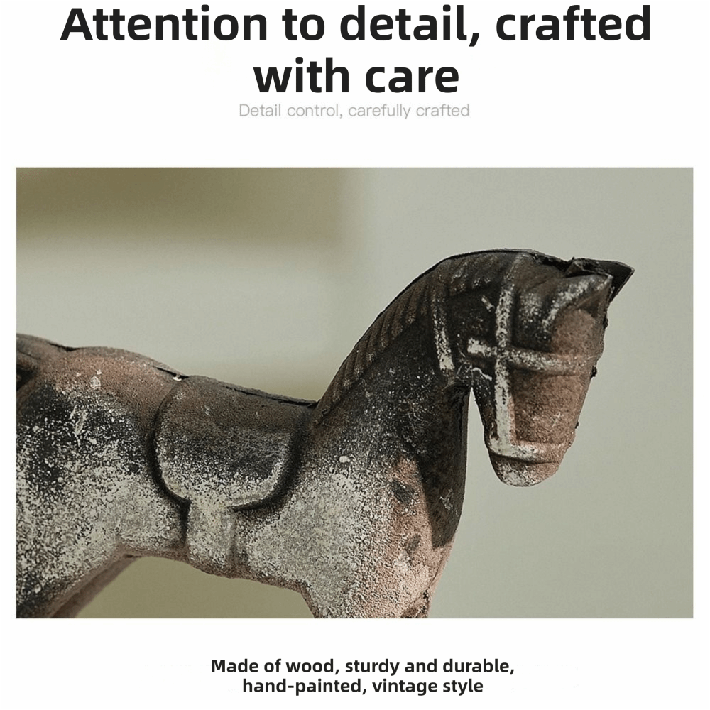 Cavalo de Madeira Nórdico Retr - Art Craft Horse avaliação e preço