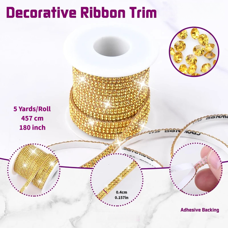Fita Adesiva de Strass com 5 J - Art Craft Hat avaliação e preço