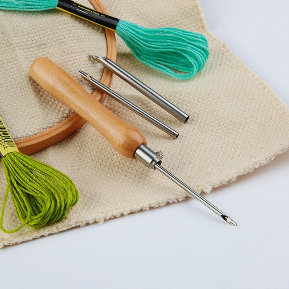 Conjunto de 5 Agulhas de Borda - Punch Needle Kit avaliação e preço