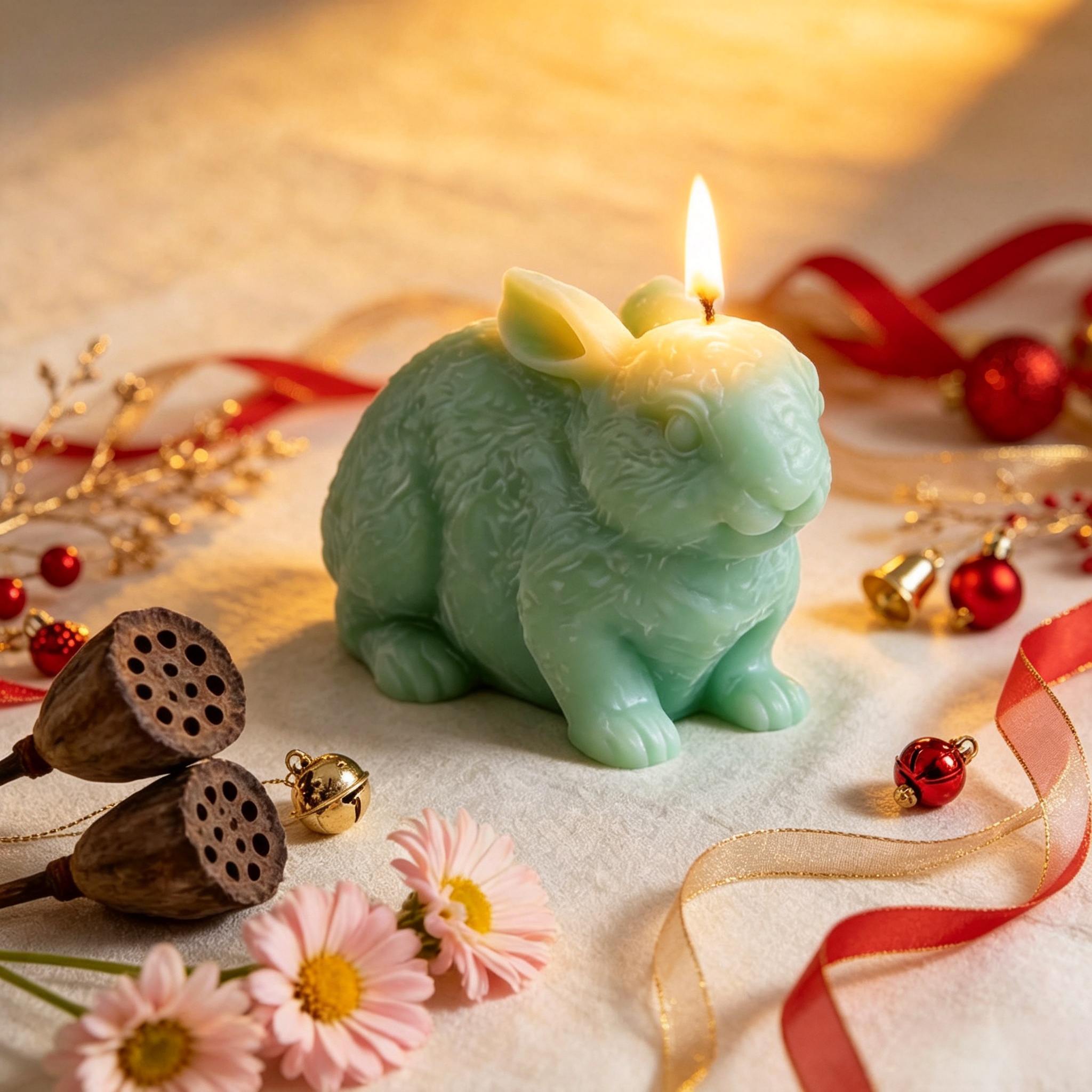 Molde de Silicone 3D de Coelho - Candle Making Wax avaliação e preço