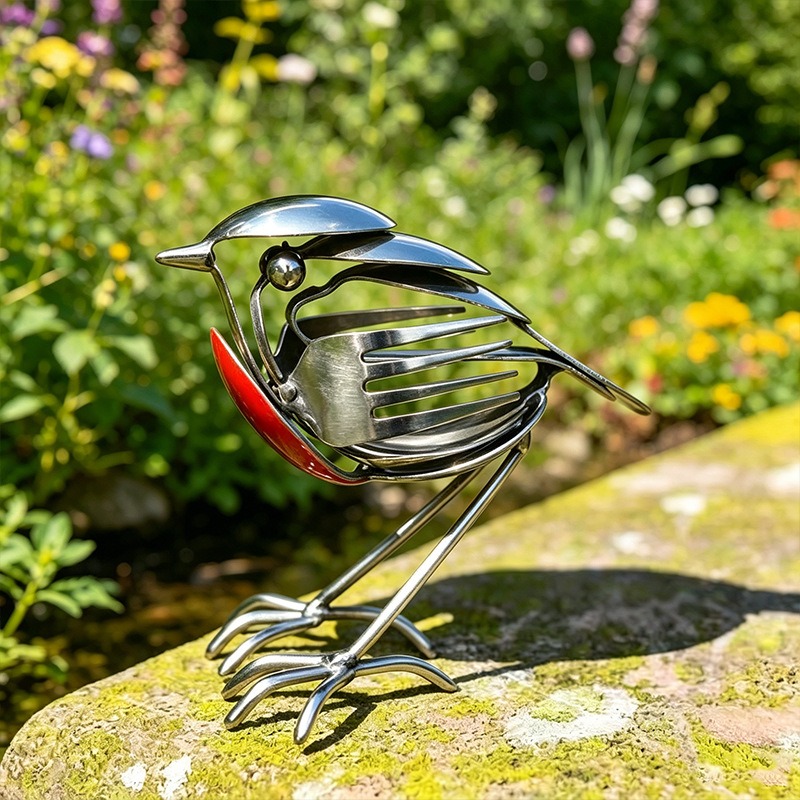 Escultura de Pássaro Robin em  - Art And Craft Recycle avaliação e preço